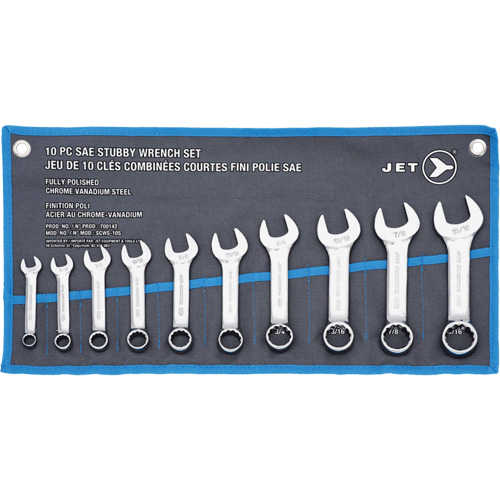 SCWS-10S Stubby Wrench Sets, Combination, 10 Pieces, Imperial Auto Electric Service Ltd.