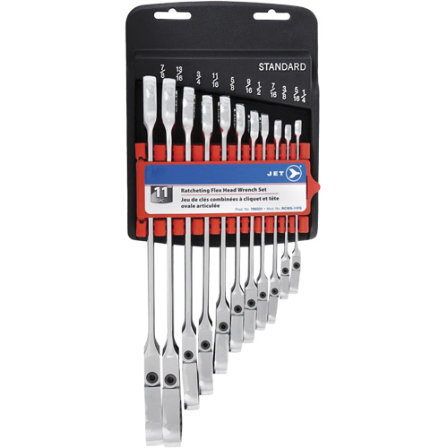 RCWS-11FS Flex Head Wrench Sets, Combination/Flex Head, 11 Pieces, Imperial Auto Electric Service Ltd.