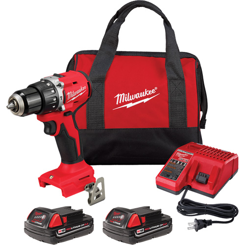 M18 Compact Brushless Hammer Drill/Driver Kit, Lithium-Ion, 18 V, 1/2" Chuck, 550 in-lbs Torque Auto Electric Service Ltd.