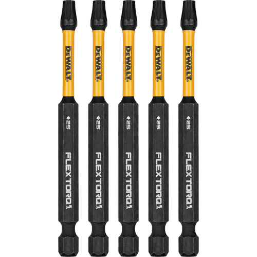Forets pour tournevis &agrave; chocs FLEXTORQ 5 mcx, Torx, T-25, Prise 1/4" Auto Electric Service Ltd.