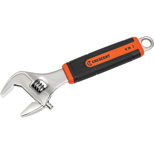 Adjustable Wrench, 6" L, 26 mm/1-4/5" Max Width, Chrome/Polished Auto Electric Service Ltd.
