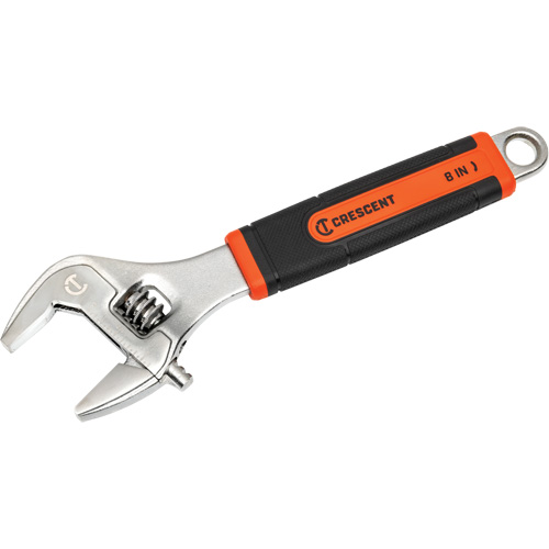 Adjustable Wrench, 8" L, 2-1/5"/31 mm Max Width, Chrome/Polished Auto Electric Service Ltd.