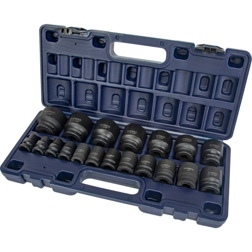 Jeu de douilles SAE, 19 Mcx, Chocs, Prise de 1/2" Auto Electric Service Ltd.