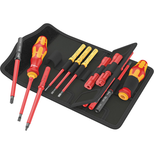 Jeu de tournevis isol&eacute;s pour vis fendues, 1000 V, 18 Mcx Auto Electric Service Ltd.