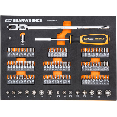 Slim Head Mechanics Tool Set in Foam Storage Tray Auto Electric Service Ltd.