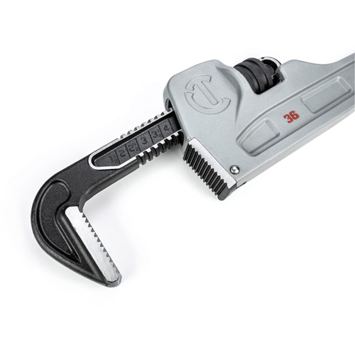 Cl&eacute; &agrave; tuyaux, Cap des m&acirc;choires 5", Longueur 36", Fini Rev&ecirc;tement en poudre, Prise Non-ergonomique Auto Electric Service Ltd.