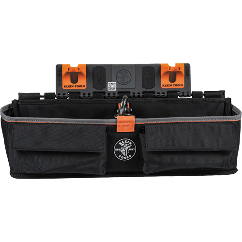 Module pour grande poche avec crochet en S Bucket Work Centre, Nylon, 3 pochettes, Noir/Orange Auto Electric Service Ltd.