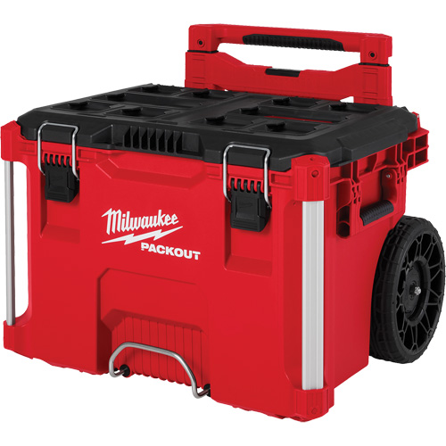 PACKOUT Rolling Tool Box, 18" x 22" x 19-1/2", Black/Red Auto Electric Service Ltd.
