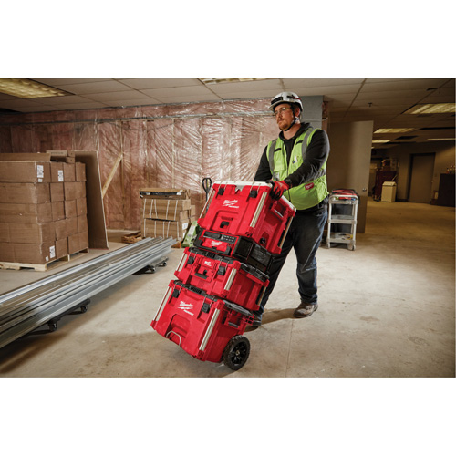 PACKOUT Rolling Tool Box, 18" x 22" x 19-1/2", Black/Red Auto Electric Service Ltd.