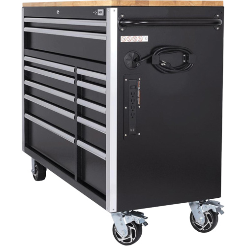 HDRC5212 Armoire mobile de s&eacute;rie HD, 12 tiroirs, 51-1/4" la x 21" p x 40-3/10" h, Noir Auto Electric Service Ltd.