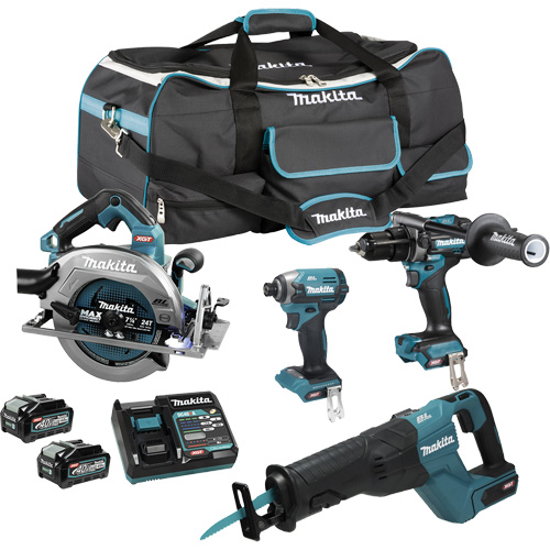 XGT Brushless 4-Tool Combo Kit, Lithium-Ion, 40 V Auto Electric Service Ltd.