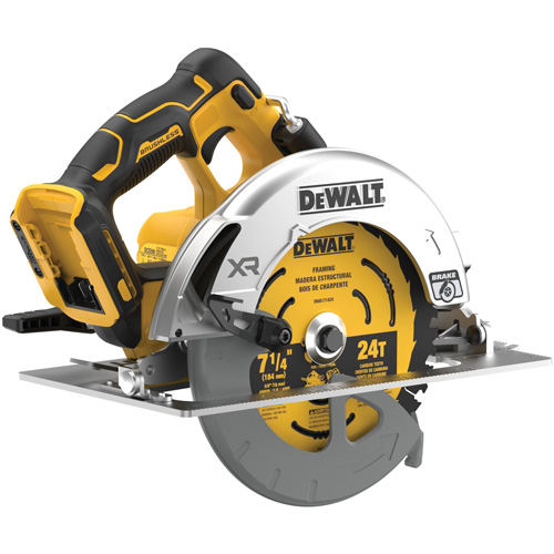 Scie circulaire sans fil et sans balai XR (outil seulement), 7-1/4", 20 V Auto Electric Service Ltd.