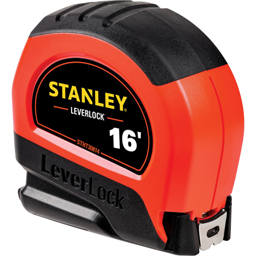 High-Visibility LEVERLOCK&reg; Tape Measure, 16', Imperial Graduations Auto Electric Service Ltd.
