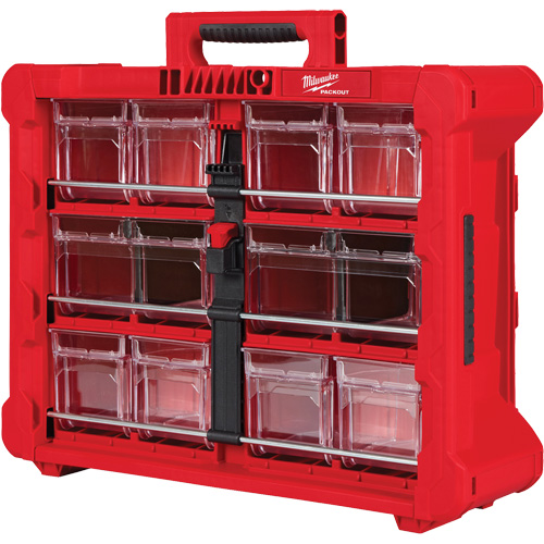 PACKOUT Tilt Bin Organizer, 15-1/5" x 19-7/10" x 6-7/10", Black/Red Auto Electric Service Ltd.