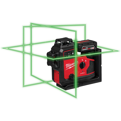 Laser vert &agrave; 3 plans sur 360° M12 avec r&eacute;cepteur et alignement automatique Auto Electric Service Ltd.