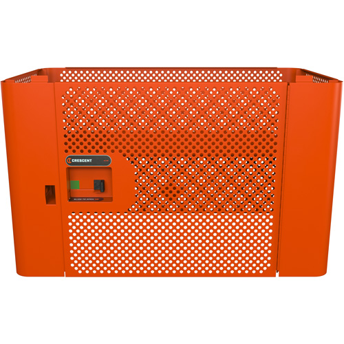 RAILWORKS Mesh Security Panel Single Door Lockable Storage Auto Electric Service Ltd.
