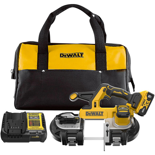 XR&reg; Mid-Size Bandsaw with 5 Ah Battery Kit, 20 V, 3-3/8" Capacity Auto Electric Service Ltd.