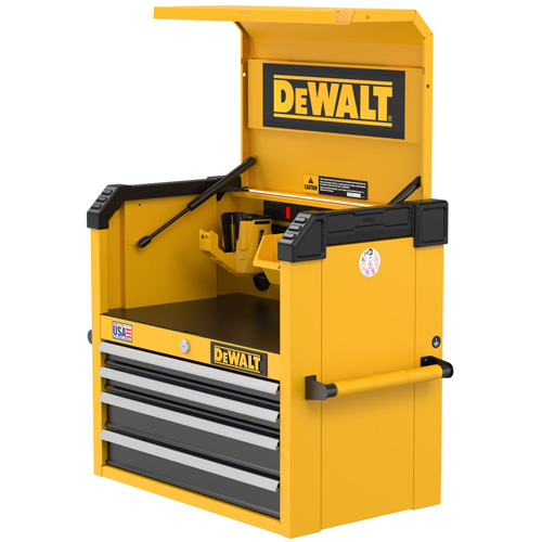 Heavy-Duty Tool Chest, 26" W, 4 Drawers, Yellow Auto Electric Service Ltd.