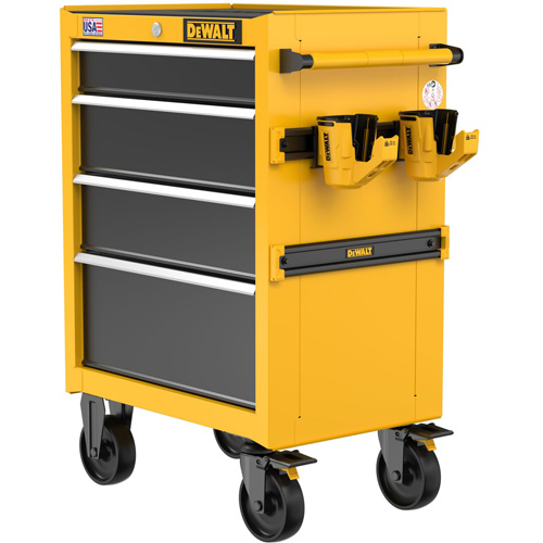 Heavy-Duty Rolling Tool Chest, 4 Drawers, 26" W x Yellow Auto Electric Service Ltd.