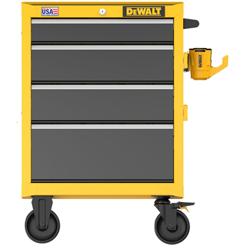 Heavy-Duty Rolling Tool Chest, 4 Drawers, 26" W x Yellow Auto Electric Service Ltd.