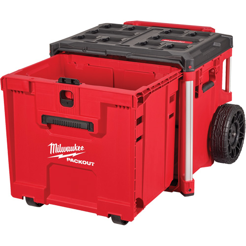 Coffre &agrave; outils roulant avec tiroir PACKOUT, 19" x 24" x 20", Noir/Rouge Auto Electric Service Ltd.
