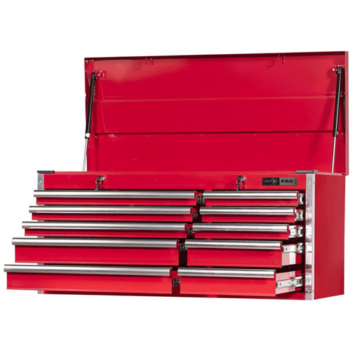 Coffre pour m&eacute;canicien de s&eacute;rie Pro PCM4210 , 40-3/10" la, 10 tiroirs, Rouge Auto Electric Service Ltd.
