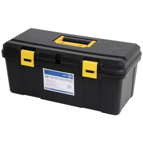Coffre &agrave; outils portatif en plastique JPTB-22, 22" la x 10-1/4" p x 9-1/2" h, Noir Auto Electric Service Ltd.