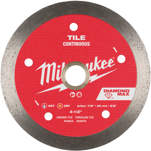 Lame diamant&eacute;e continue pour tuile DIAMOND MAX Auto Electric Service Ltd.