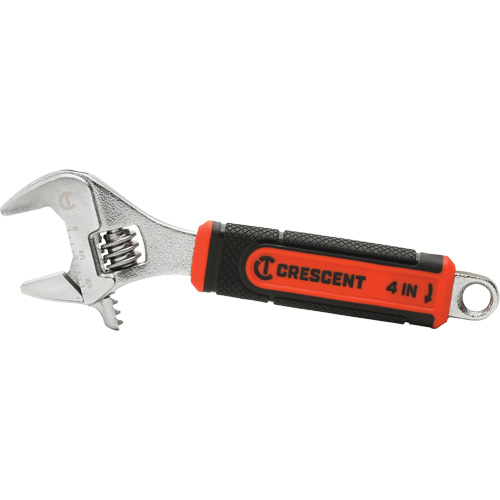 Adjustable Wrench with Quick-Fit Jaw, 4" L, 9/16"/14 mm Max Width, Chrome Auto Electric Service Ltd.