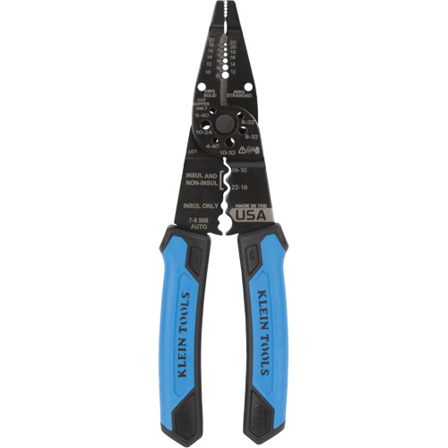 Long Nose Multi-Purpose Wire Stripper, 8-1/4" L, 10 - 20/12 - 22 AWG Auto Electric Service Ltd.