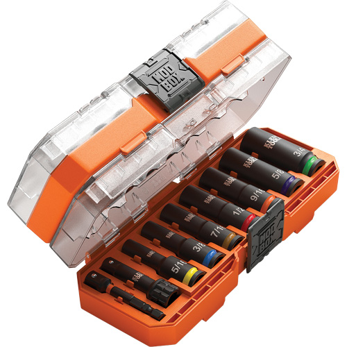 Jeu de douilles KNECT, 9 Mcx, Chocs, Prise de 3/8", Profond Auto Electric Service Ltd.