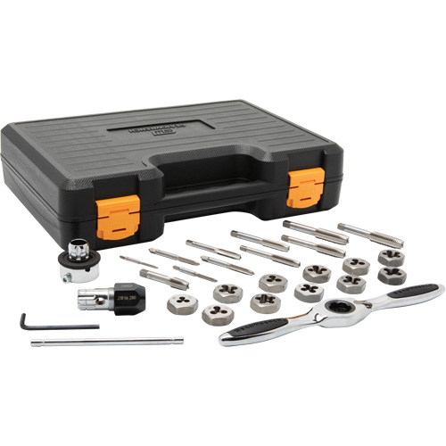 Jeu de tarauds et fili&egrave;res &agrave; cliquet m&eacute;triques, 27 Morcea Auto Electric Service Ltd.