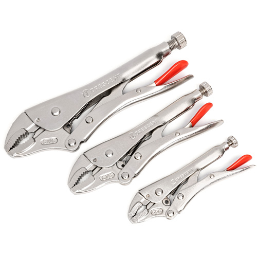 Curved Jaw Locking Pliers with Wire Cutter Set, 3 Pieces Auto Electric Service Ltd.