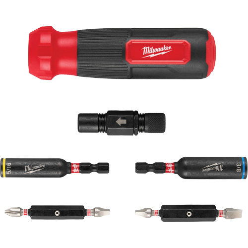 8-IN-1 Multi-Bit & Nut Driver with SHOCKWAVE Impact Duty Bits & Nut Drivers, 8-1/3" L, Cushion Grip Handle Auto Electric Service Ltd.