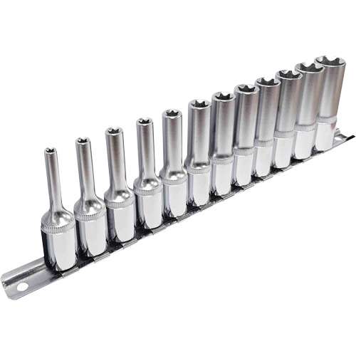 External TORX&reg; Socket Set, 12 Pcs, 3/8" Drive Size, Deep Auto Electric Service Ltd.