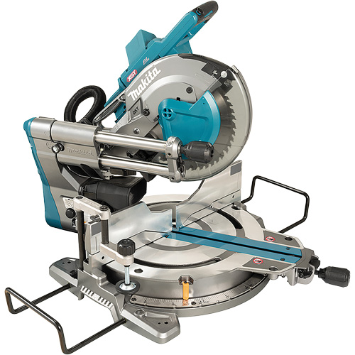 Scie &agrave; onglets &agrave; double biseau sans balais XGT avec AWS Auto Electric Service Ltd.
