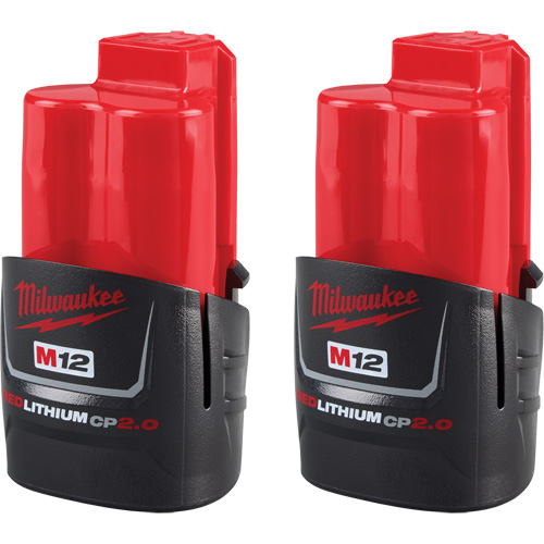Batteries compactes M12 REDLITHIUM CP2.0, Lithium-ion, 12 V, 2 Ah Auto Electric Service Ltd.