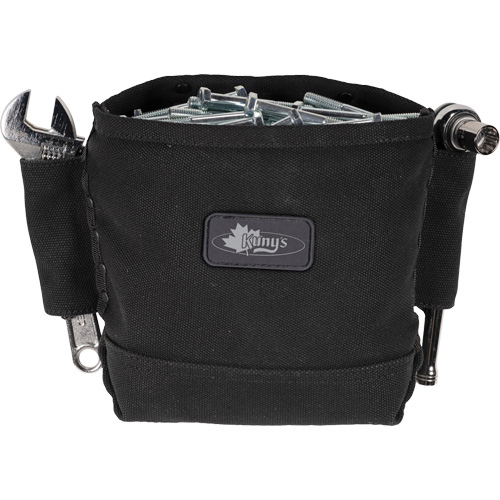 Phantom Collection Nut & Bolt Bag with 2 Sleeves, Canvas, 3 Pockets, Black Auto Electric Service Ltd.