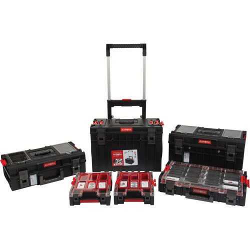 5-Piece Arx&reg; Rolling Toolbox Base Set, 25-1/5" x 19" x 54-3/5", Black Auto Electric Service Ltd.
