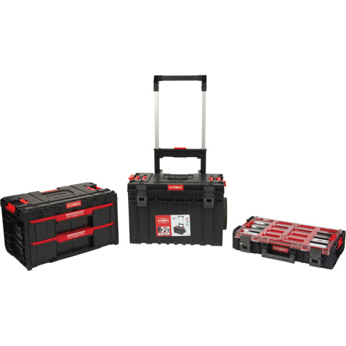 3-Piece Arx&reg; Rolling Toolbox Base Set, 25-1/5" x 19" x 42-2/5", Black Auto Electric Service Ltd.