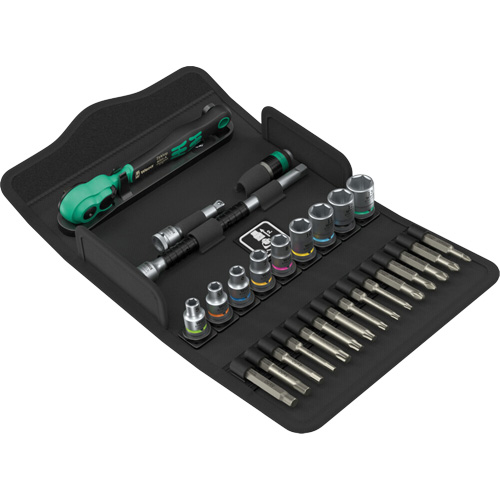 Jeu de cl&eacute; &agrave; cliquet SA 14 Zyklop Comfort avec levier dinversion, 28 Mcx, Prise de 1/4" Auto Electric Service Ltd.