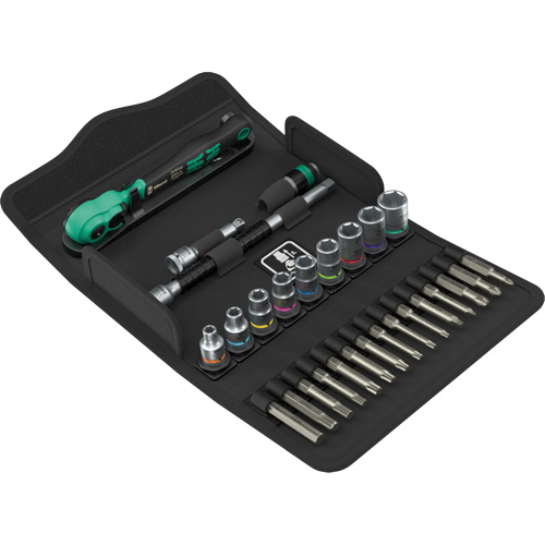 SA 15 Zyklop Comfort Ratchet Set with Reversing Lever, 28 Pcs, 1/4" Drive Size Auto Electric Service Ltd.