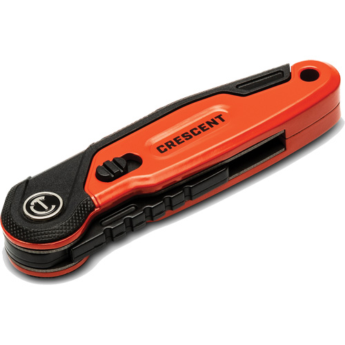 Couteau utilitaire pliant, 1" lame, lame en Acier, poign&eacute;e en Aluminium Auto Electric Service Ltd.