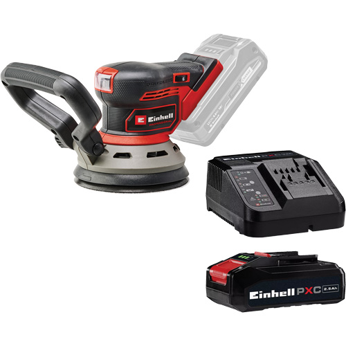 Professional Random Orbit Sander with 2.5Ah PXC Battery & Charger Starter Kit, 5" Sand Paper, 18 V, 6000 - 24000 OPM Auto Electric Service Ltd.