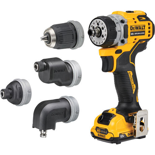 Ensemble perceuse/visseuse sans fil et sans balai XTREME 5-en-1, Lithium-ion, 12 V, Mandrin 3/8" Auto Electric Service Ltd.