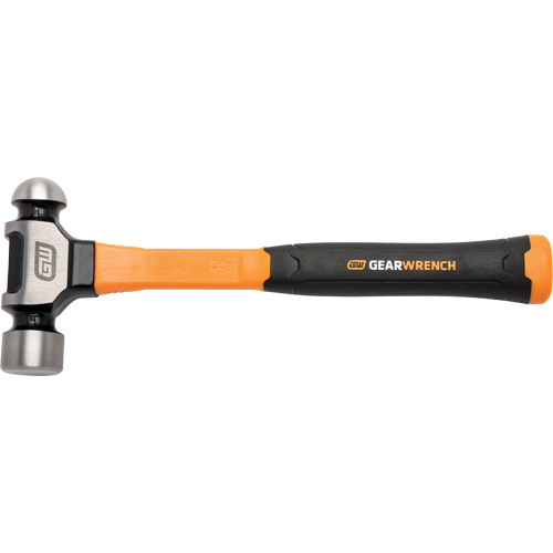 Ball Pein Hammer, 32 oz. Head Weight, Plain/Polished Face, Fibreglass Handle Auto Electric Service Ltd.