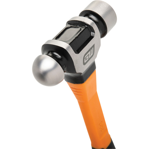 Ball Pein Hammer, 32 oz. Head Weight, Plain/Polished Face, Fibreglass Handle Auto Electric Service Ltd.