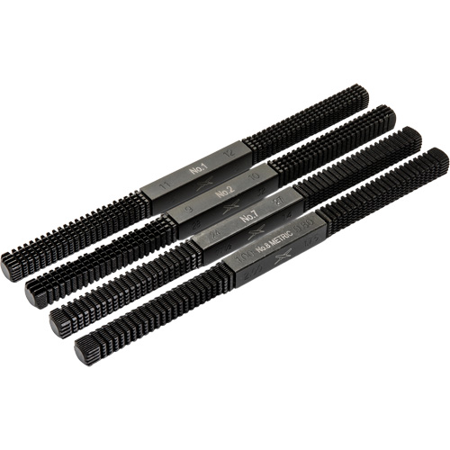 4-Piece Thread Restoring File Set, Square, 9" Auto Electric Service Ltd.
