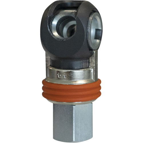 TOPQUIK SC Industrial Swing Quick Coupler, Nickel-Plated Steel, 3/8", Female NPT, 360 PSI Auto Electric Service Ltd.
