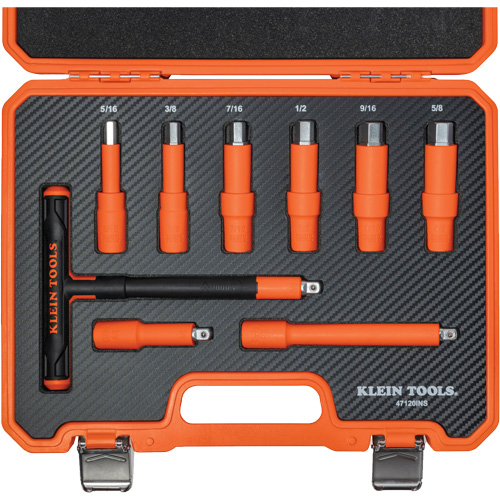 Insulated T-Handle & Hex Bit Set with Case, 1000 V, 9 Pcs Auto Electric Service Ltd.